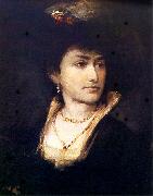 Maurycy Gottlieb Portrait of Artist's Sister - Anna. oil painting